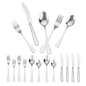 30-Piece Silverware Set Stainless Steel Cutlery Flatware Utensil Kitchen for 6