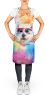Westie Hippie Dawg Apron Cooking Kitchen Server Baking Crafts Gardening for Adult Women Men, Unisex, Large, Multicolor