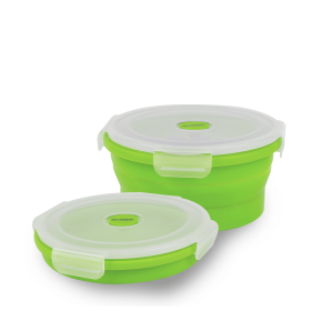 GLIDER LB Green Bento Premium Lunch Box & Food Storage Containers (Color: Green, size: large)