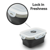 GLIDER S20 Black Bento Premium Lunch Box & Food Storage Container