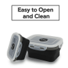 GLIDER S20 Black Bento Premium Lunch Box & Food Storage Container